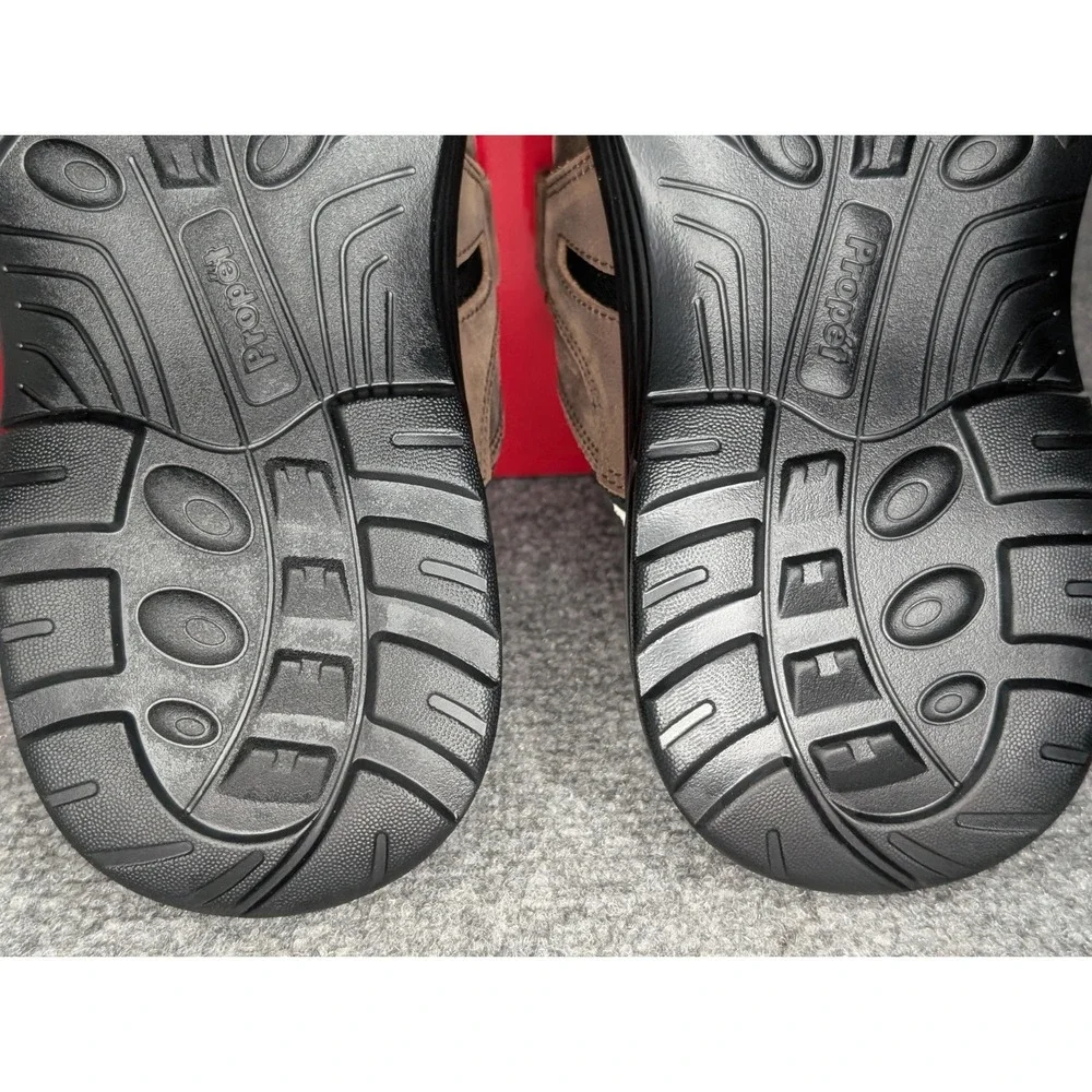 Propet Vero Slide Men's Size 10.5 X (3E) Brown Casual Sandals MSV003LBRNX-10H‎